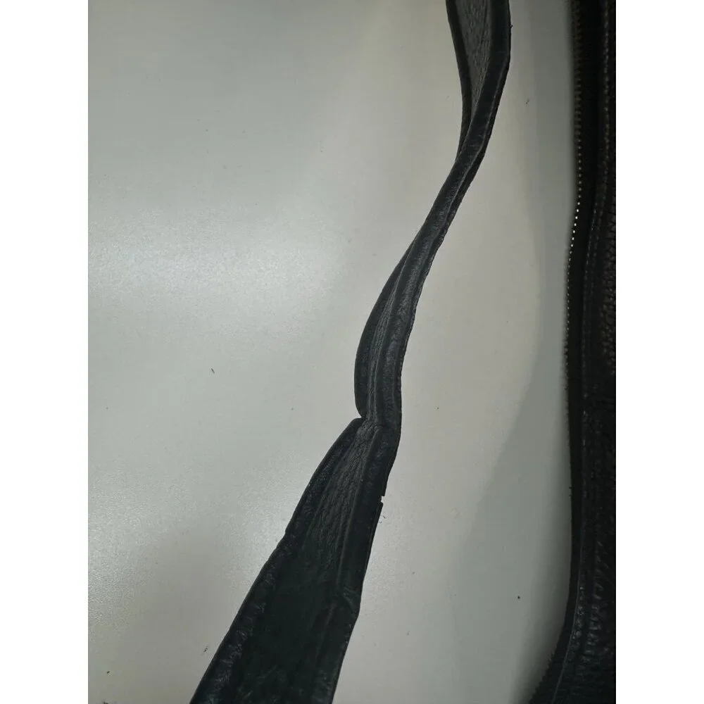 Kate Spade Black Genuine Pebbled Leather XL Hobo Shoulder Bag